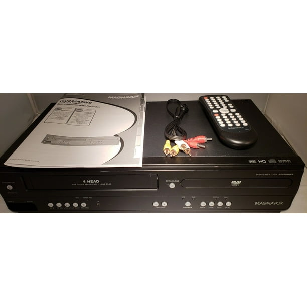 Refurbished Magnavox Dv2mw9 Dvd Vcr Combo Player With Original Remote Manual And Audio Video Cables Walmart Com Walmart Com