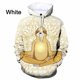 thumbnail image 3 of Sudadera con capucha con estampado 3D de animales perezosos para hombre, sudadera informal de gran tamaño, sudadera con capucha de manga larga para hombre y mujer, ropa de calle, 3 of 5