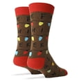 thumbnail image 2 of OoohYeah Men's Novelty Funny Stranger Crew Socks, Colorful Cotton Socks, Size 8-13, 2 of 3