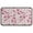 Pink Pioneer Flower, variant on Teal Paisley Pattern Door Rugs,Washable Non Slip Door Mats Indoor,Decorative Door Mats,Entry Mat Indoor for Entrance,Bedroom,Kitchen,Bathroom,30"x17"
