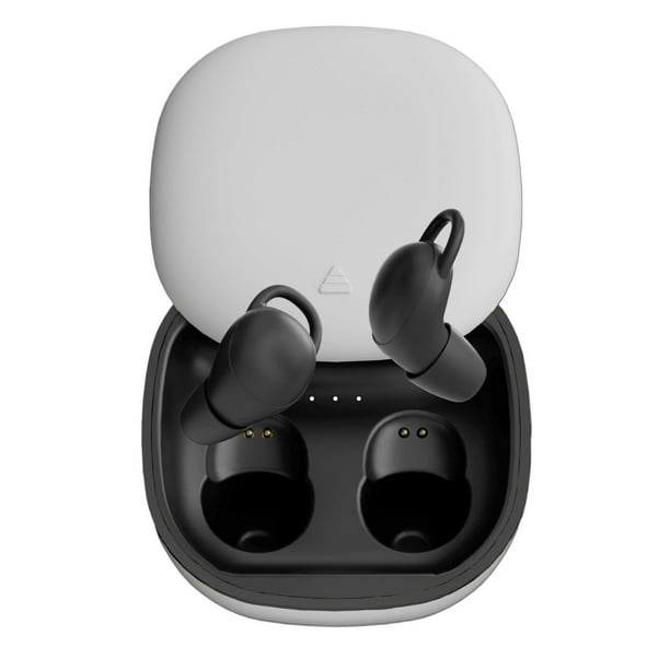 Mini auriculares Bluetooth invisibles, totalmente inalámbricos, para dormir en todos los teléfonos inteligentes. Negro