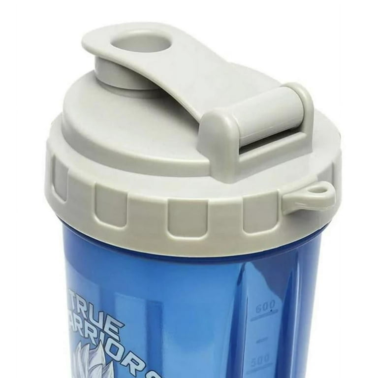 Dragon Ball Z Blue Vegeta Shaker Bottle 20 oz Best Portable Pre Workou –  BABACLICK