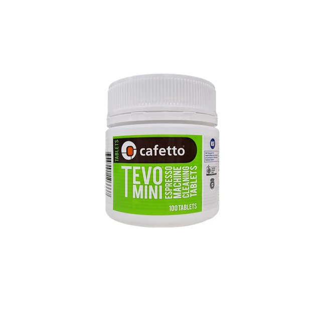 Pastillas limpiadoras Cafetto Tevo Mini 1,5 g 100 tabletas