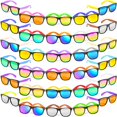 thumbnail image 1 of Gafas de sol Bakatatoyz de los 80, retro, neón, protección UV400, x32, 1 of 8