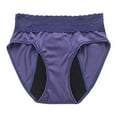 thumbnail image 4 of KHONTS Period Panties for Women Lace Cheeky Classic Underwear Lightweight Smooth Month Cycle Briefs Blue XXL, 4 of 5