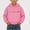 Pink, variant on ITSAME Boys Hoodie Pullover Long Sleeve Cartoon Print Casual Hooded Sweatshirt with Kangaroo Pocket Size 7