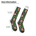 thumbnail image 5 of Balery Cute Hedgehogs Cactus Blue Fun Novelty Socks Men'S Women'S Crew Socks Funny Crazy Novelty Socks Quirky And Cool Socks, 5 of 9