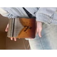 thumbnail image 3 of 17-Key Kalimba Thumb Piano in Solid Mahogany for Beginners, Portable Finger Harp, 3 of 5