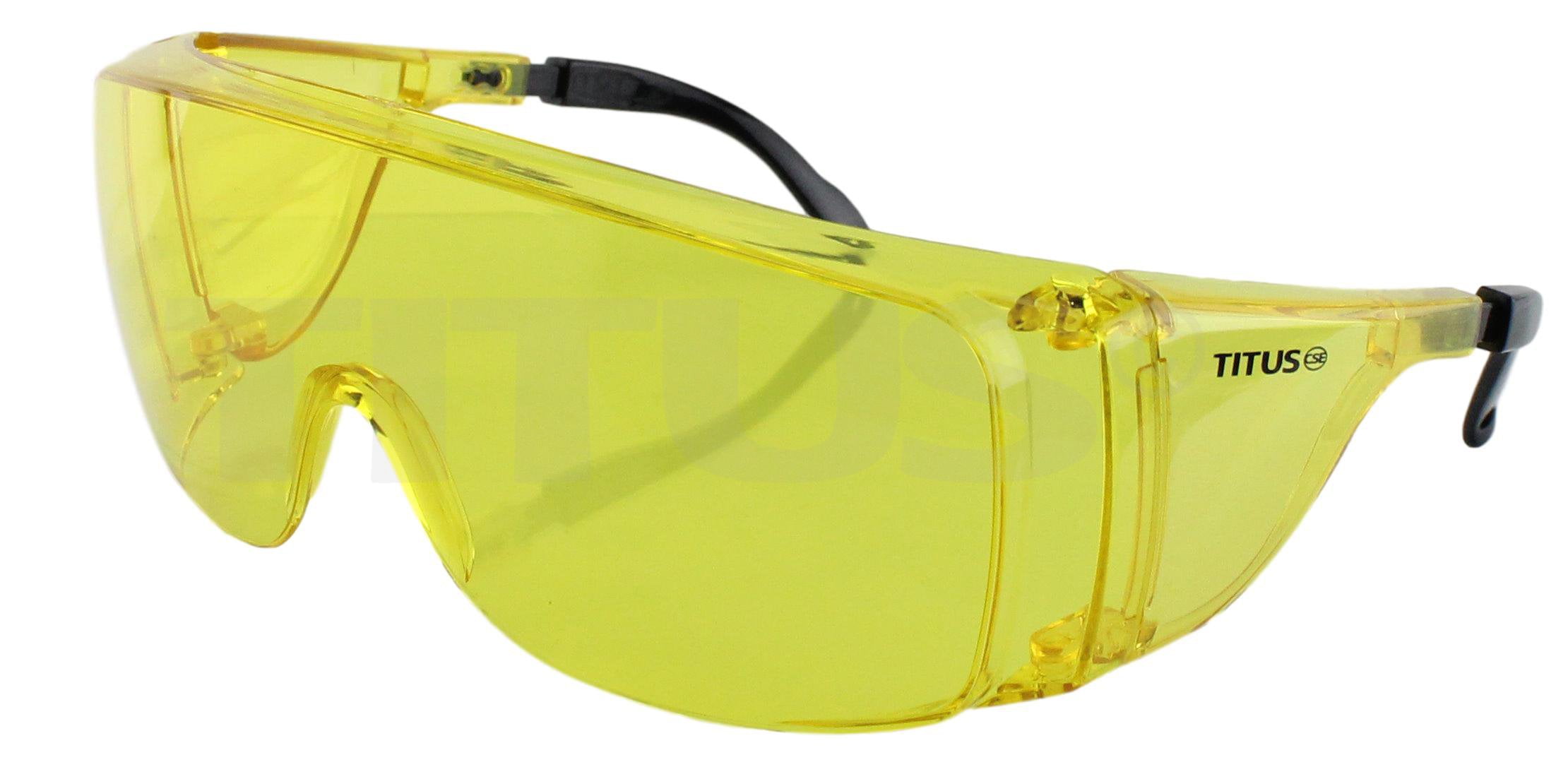 Titus G13 Fit over Rx glasses (OTG) ANSI Z87 rated safety glasses