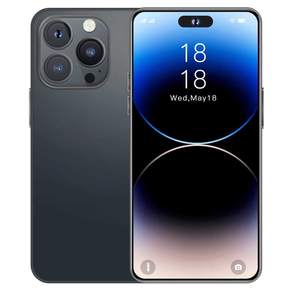 Unlocked Cell phones,Smartphone 3GB RAM + 64GB ROM, 6.8" HD+ Face Unlocked Phone for T-Mobile, i14 Pro Max