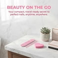 thumbnail image 3 of Nail File and Buffer Set,Buffer Block Nails Files Double Sided for Acrylic and Natural Nails,Manicure Tools Kit Nail Care Kit with 10 pcs Glitter Files,10pcs Heart Shape Buffers Blocks, 3 of 9