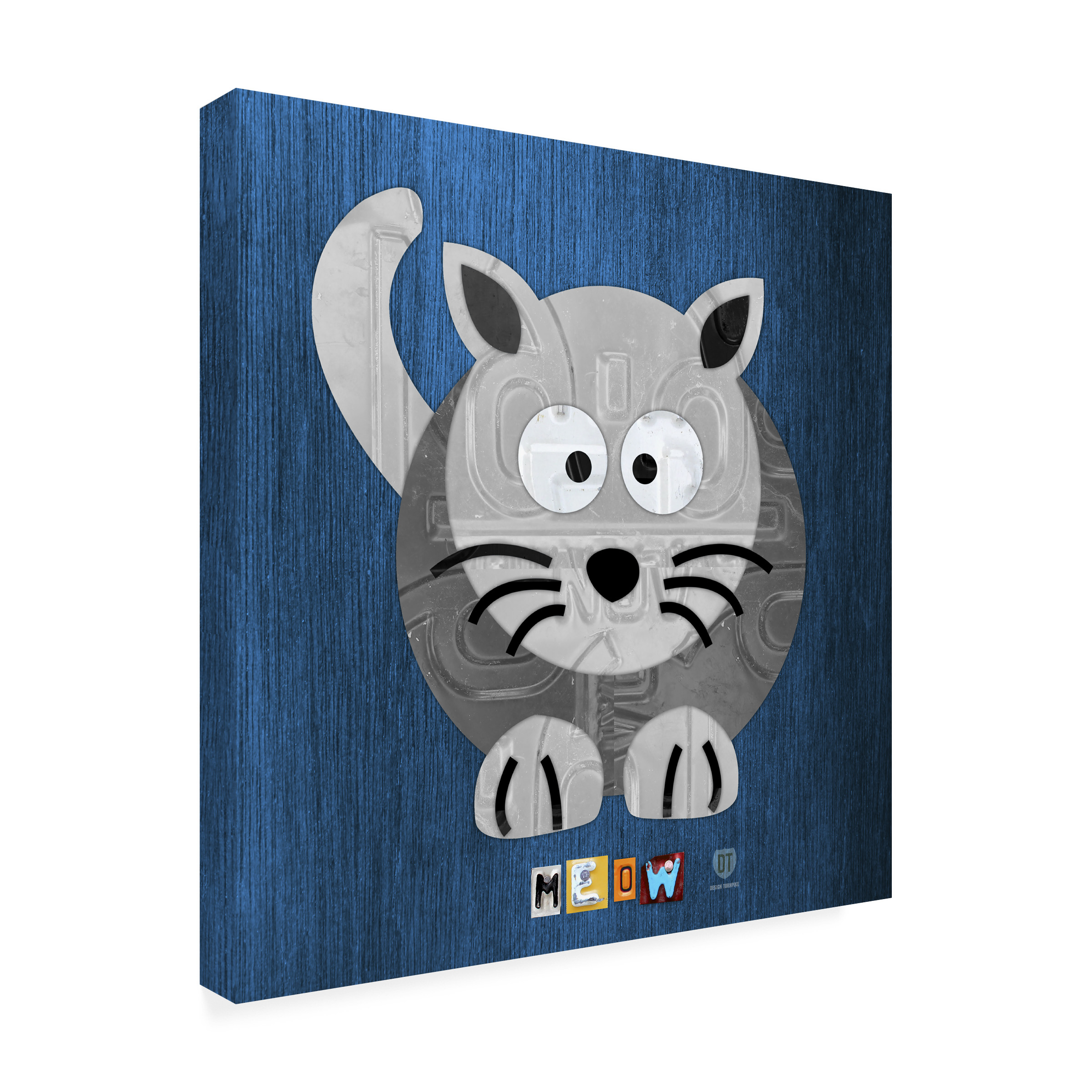 Trademark Fine Art 'Meow The Cat' Canvas Art by Design Turnpike