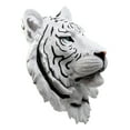 thumbnail image 3 of Rare Blue Eyed White Tiger Wall Bust Sculpture Blue Ice Predator Forest Figurine, 3 of 4