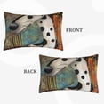 thumbnail image 3 of Binfone Abstract Dalmatian Art Standard Size Pillowcase, Long Staple Pure Cotton Envelope Closure Pillow Cover (Pillow core not included),20"x30", 3 of 7