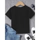 thumbnail image 2 of Kids' Strawberry Capybara Print T-Shirt - Casual Crew Neck, Polyester Knit with Slight Stretch, Summer Fashion Top for Boys and Girls, 2 of 5