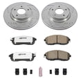 thumbnail image 3 of PowerStop Front Z26 Street Warrior Carbon-Fiber Ceramic Brake Pad and Drilled and Slotted Rotor Kit Fits: NISSAN Select Models K241-26, 3 of 9