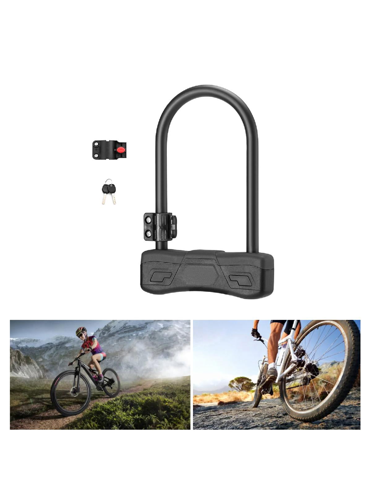 High Strengths Bicycles Lock Cycling Enthusiasts Lock City Street Bike Lock for Bikes Motorcycles and Scooters