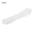 thumbnail image 3 of Uxcell 5.47 Yards 5mm Flat Leather Cord Suede String for DIY Crafts, White 5Pack, 3 of 6
