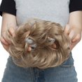 thumbnail image 3 of Mode Désordonné Extensions de Pain de Cheveux Scrunchies Cheveux Morceaux Donut Updo Queue de Cheval pour les Femmes, 3 of 6