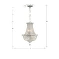 thumbnail image 3 of ROS-A1006-CH-CL-MWP Crystorama Lighting Roslyn - 5 Light Mini Chandelier-18 Inches Tall and 12 Inches Wide     -Traditional Installation, 3 of 12