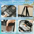 thumbnail image 7 of Waterproof Mesh Beach Bag, Lightweight & Foldable Pool Bag for Gym Beach Travel Daily Bag, Beach Accessories, Black, 7 of 7