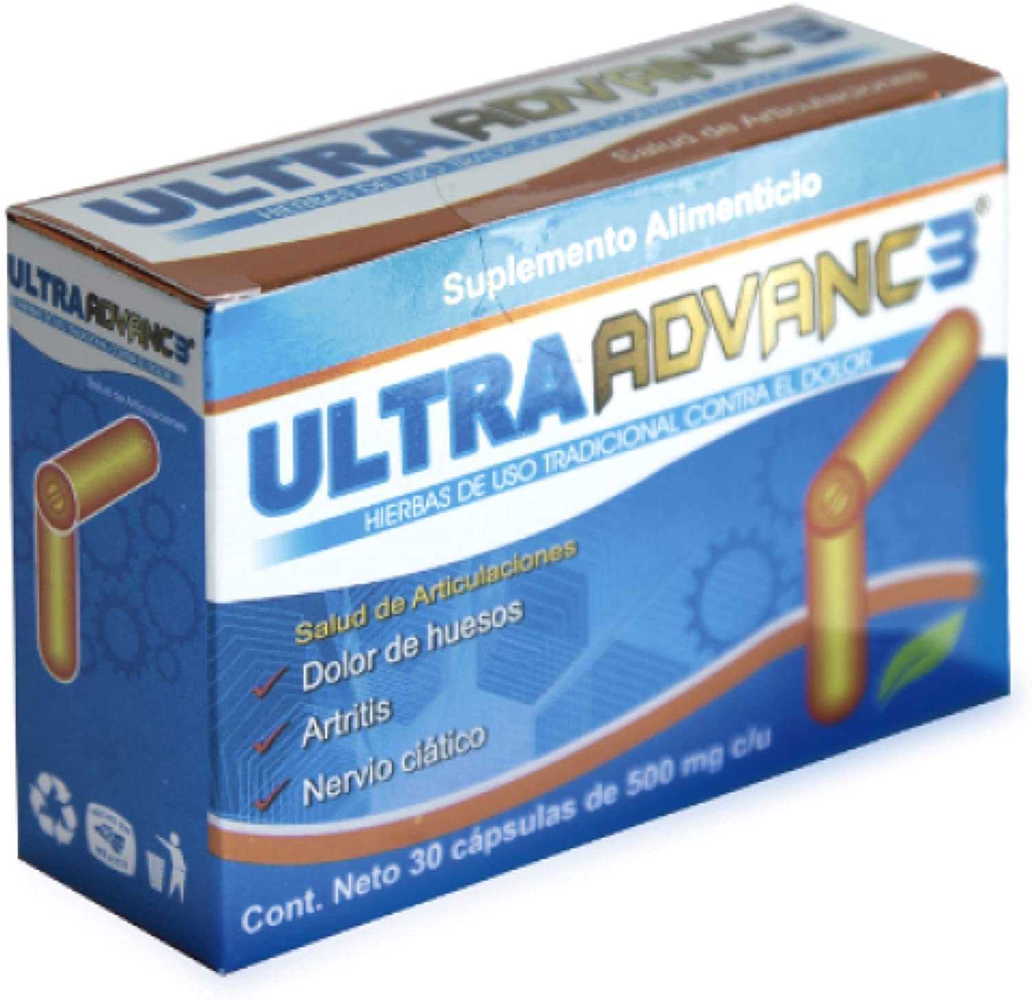 Ultra Advance 3 Ultra Advanc3 (30 Cápsulas de 500mg) - image 2 of 5