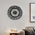 thumbnail image 4 of Reloj de pared musulmán creativo caligrafía islámica Relojes de pared acrílicos para sala de dormitorio cocina hogar Eid Ramadán Decoración Negro Macarena Reloj de pared, 4 of 8