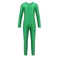 thumbnail image 5 of iEFiEL Kids Girls Long Sleeves Ballet Dance Gymnastics Leotard Jumpsuit Green S, 5 of 6
