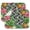Botanical P, variant on 2pcs Elegant Floral Dish Drying Mat, Super Absorbent Microfiber Countertop Pad, Classic Bohemian Pattern, Quick Dry & Durable for Daily Use