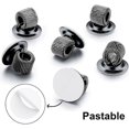 thumbnail image 5 of 10-pack Pen Holder Clips Steel Pen Holder Self-Adhesive Pen Clips with Adjustable Spring Loop for R black, 5 of 5