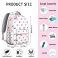 thumbnail image 6 of Chic Cat Themed Backpack for Women & Teens - Waterproof School Bookbag for College & Work - Lightweight Laptop Bag with Multiple Pockets - Trendy Floral Cat Pattern for Everyday, 6 of 6