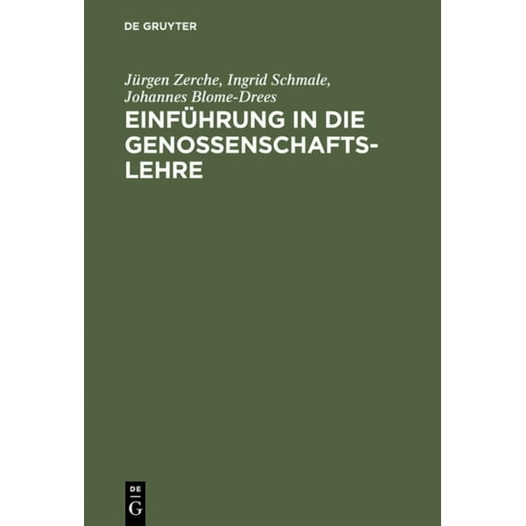Einführung in die Genossenschaftslehre, (Hardcover)