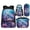 Galaxy Floral Sea Turtle, variant on Yspwyqan Backpack Set for High School, Digital Camo USA Flag Boys Backpack and Lunch Box Set 4Pcs, Lightweight Trendy Front Pocket Bags Fits 14" Laptop for Elementary Back to School
