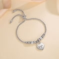 thumbnail image 3 of Heart Charm Bracelets with Adjustable Bolo Chain - The Perfect Gift for Women, Including Mothers, Wife, Daughters, and Girlfriends - Ideal for Christmas, Birthdays, New Year's, and Anniversaries, 3 of 3