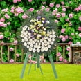 thumbnail image 4 of 1Pc Plastic Wreath Rack Funeral Wreath Stand Fresh Flower Rack for Flower Shop, 4 of 9