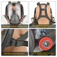 thumbnail image 3 of Respirador de cara completa reutilizable Cubierta de cara completa Cubierta de gas 16 en 1 Respirado CACAGOO  Protector facial, 3 of 7