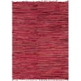 thumbnail image 3 of Unique Loom Chindi Cotton Collection Area Rug - Striped (9' x 12' Rectangle Red/Burgundy), 3 of 8