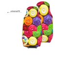 thumbnail image 6 of Fuzoiu Brightly Colored Cupcakes Print Seat Covers Set, Car Seat Covers Front Seats, Car Seat Protector, Car Seat Cushion, Seat Covers Carseat Cover Universal Fit for Most Cars, 6 of 7