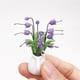 thumbnail image 4 of Mini casa de muñecas Fiudx juguetes para niños pequeños planta verde flor en maceta, 4 of 4