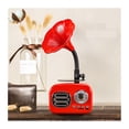 thumbnail image 1 of Bluetooth Speaker Retro Wood Portable Box Wireless Mini speaker Outdoor for Sound System TF FM Radio Music MP3 Subwoofer ,High Sound, 1 of 7