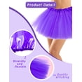 thumbnail image 4 of Falda tutú NSODREEM para mujeres y niñas (morada), 2 unidades, 4 of 7