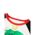 thumbnail image 6 of TSEXIEFOOFU Parent-Child Christmas Nightclothes, Long Sleeve Christmas Cartoon Dinosaur Print Tops Trousers Suit / Romper, 6 of 9