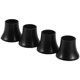 thumbnail image 1 of Long Pole Umbrella Replacement Tops for Rain Protection 4Pcs Black PVC, 1 of 5