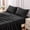 Black, variant on SLEEP ZONE 85gsm Bed Sheet Set, Microfiber Wrinkle-free Bedding set with 14" Pocket Black, Twin