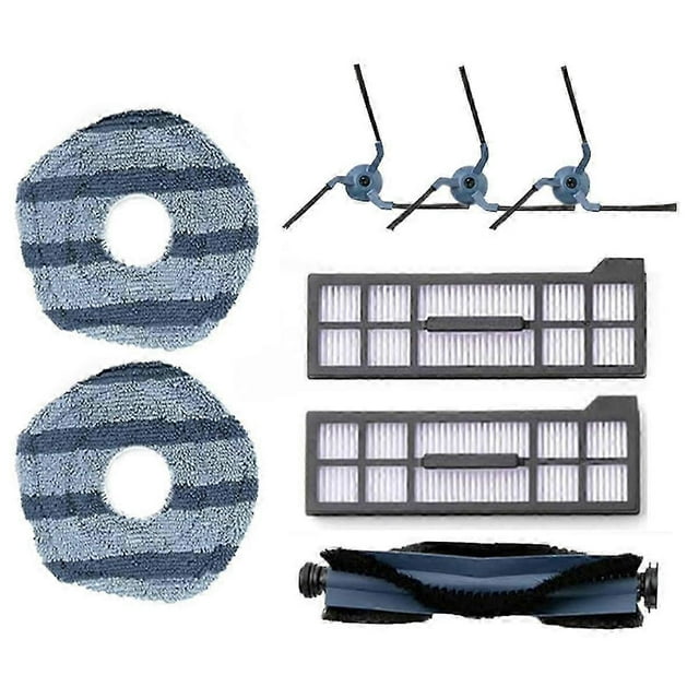 For X10 Pro Omni Replacement Parts Accessories Main Side Brush Hepa Filter Mop Cloth Dust Bags
