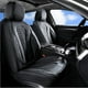 thumbnail image 2 of Juego completo de fundas para asientos de coche Coverado, de piel impermeable, color negro, 2 of 9