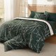 thumbnail image 1 of Forest Green Queen Juego de edredón - 7 Piezas Floral Juegos de cama Queen Cama en un, 1 of 4