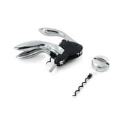 Houdini Deluxe Corkscrew Set in Stainless Steel and Black