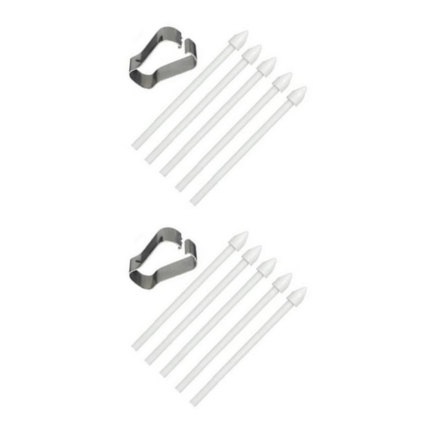 Sidaley Punta de lápiz óptico Punta de pluma dura Reemplazo de punta de pluma táctil capacitiva liviana de alta precisión para Tab S7 / S6 Type3 NO3