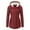 Red, variant on Womens Warm Coat Jacket Outwear Fur Lined Trench Winter Hooded Thick Overcoat